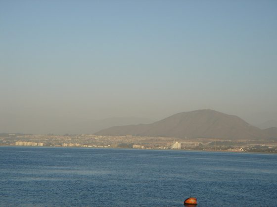 La bahía de Coquimbo vista desde los cerros