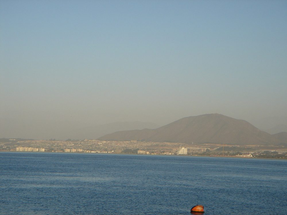 La bahía de Coquimbo vista desde los cerros