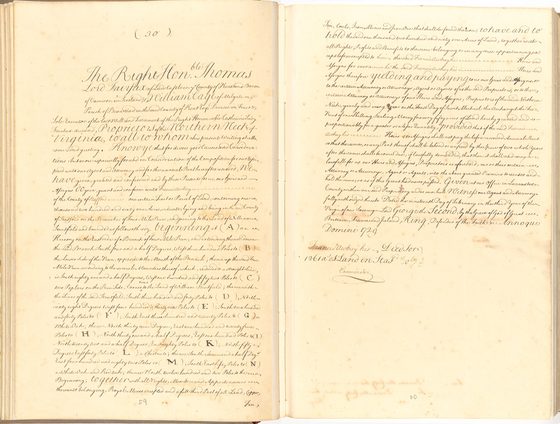Una escritura de propiedad