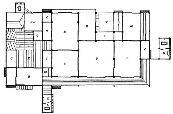Plano de una vivienda sobre la mesa